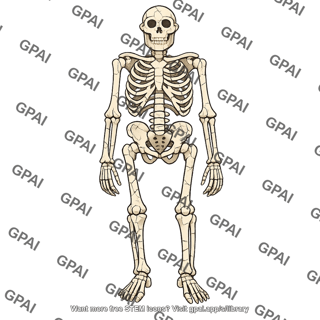 Australopithecus skeleton