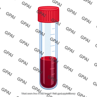 Blood test tube