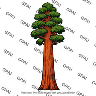 Giant sequoia tree