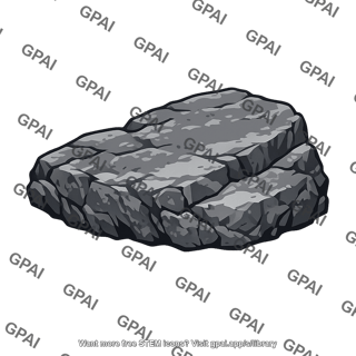 Rocky shore rock