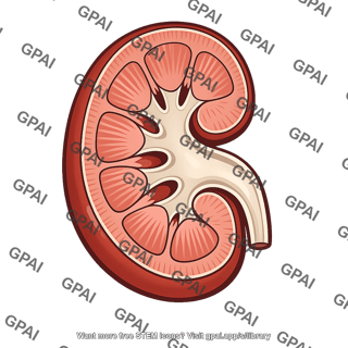 Kidney cutaway