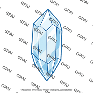 Blue crystal