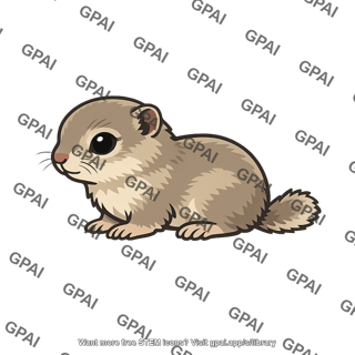 Belding ground squirrel pup