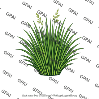 Tufted grass