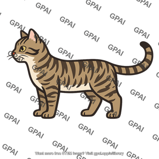 Cat side view