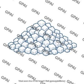 Table salt crystal pile