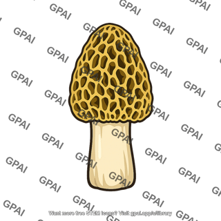 Morchella esculenta ascocarp