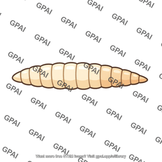 Segmented larva