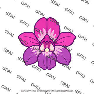 Bilateral symmetry flower
