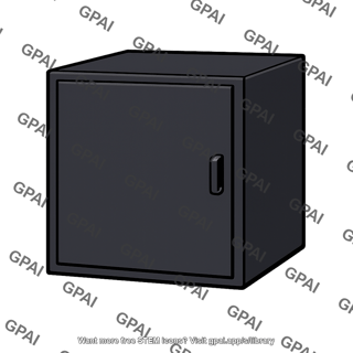 Dark cabinet