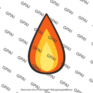 Candle like flame