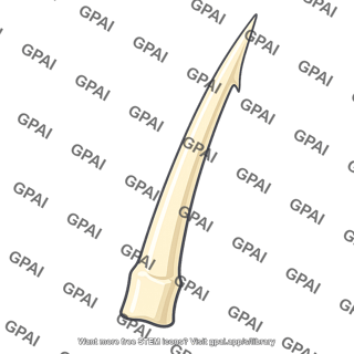 Tooth harpoon like