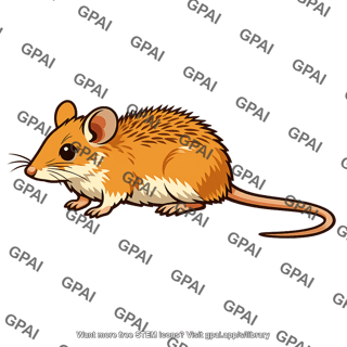 Spiny mouse golden