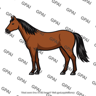 Brown horse