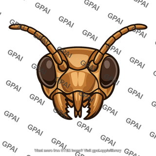 Insect head