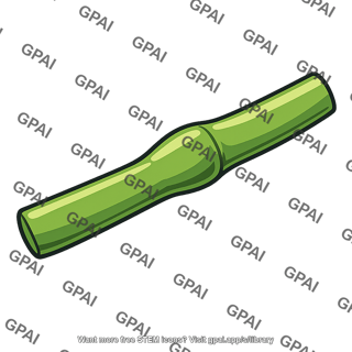 Stem fleshy green