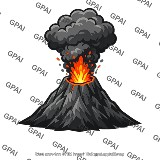 Volcanic eruption