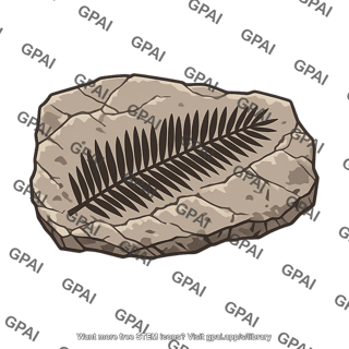 Plant leaf fossil