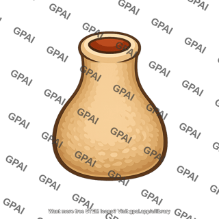 Flask shaped ascocarp