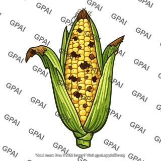 Maize insect damaged