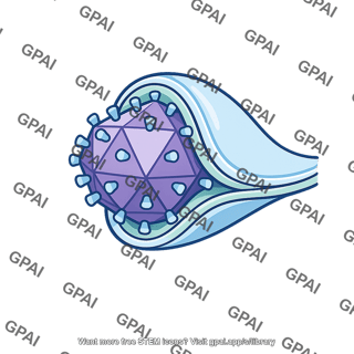 Viral capsid budding