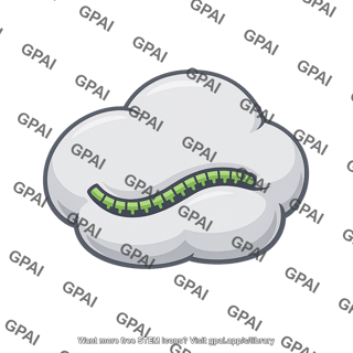 Cloud with zipper