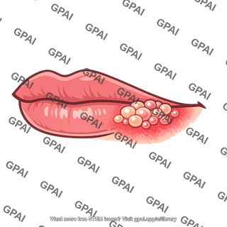 Blister mouth