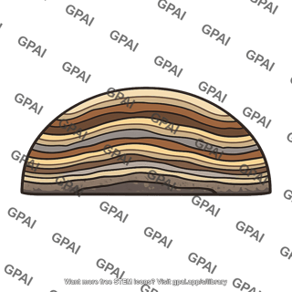 Stromatolite fossil section