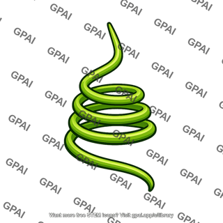 Tendril coiled