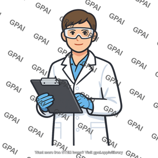 Scientist with clipboard