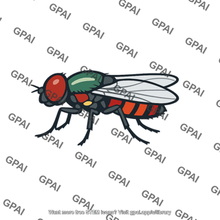 Fly brightly colored