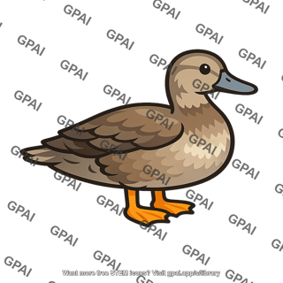 Brown duck