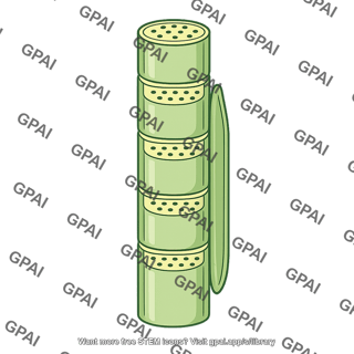 Sieve tube with companion cell