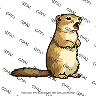 Ground squirrel calling