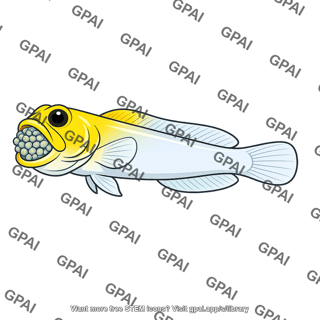 Yellowhead jawfish male