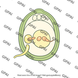 Double fertilization embryo sac