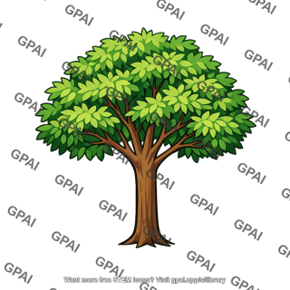 Deciduous forest tree