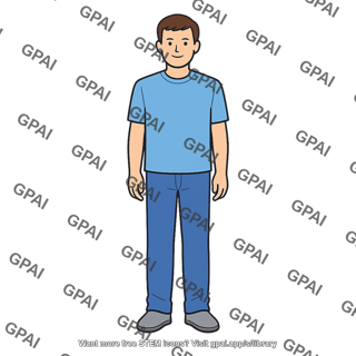 Young man standing