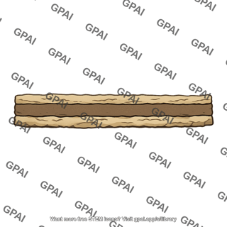 Sedimentary rock stratum