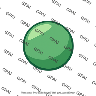 Chlorine atom sphere