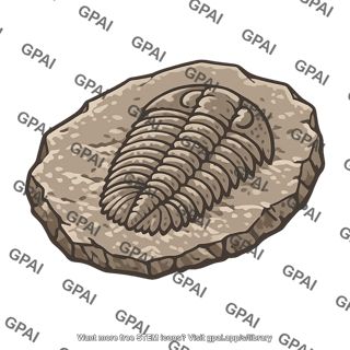 Animal fossil hard bodied