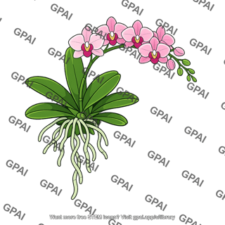 Epiphytic orchid