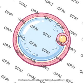 Fluid filled follicle