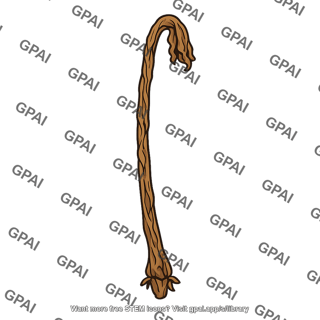 Withered pistil stalk