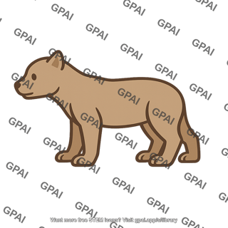 Animal tailless quadruped