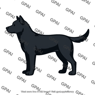 Dog black