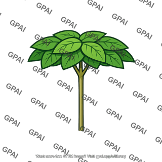 Leaf canopy elevated