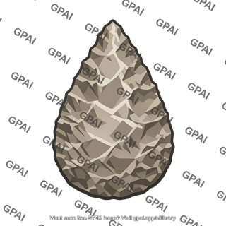 Stone hand axe