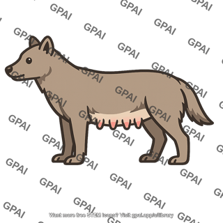 Lactating female mammal