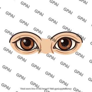 Forward facing eyes